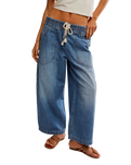 The Free People Womens Easy Peasy Pull On Jeans in No Problem