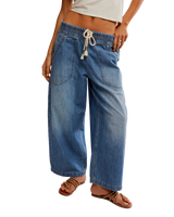 The Free People Womens Easy Peasy Pull On Jeans in No Problem