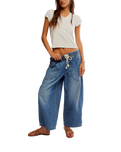 The Free People Womens Easy Peasy Pull On Jeans in No Problem