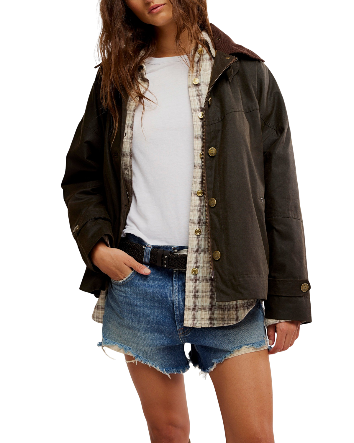 Cori Waxed Jacket in Olive