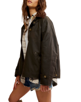 Cori Waxed Jacket in Olive