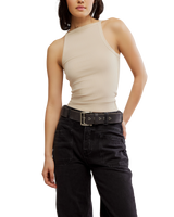 Mia Vest in Sand Dollar