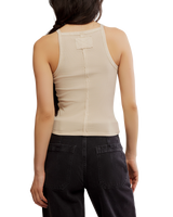 Mia Vest in Sand Dollar