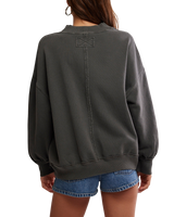 Palm Springs Sweatshirt in Washed Black