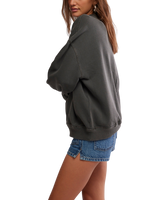 Palm Springs Sweatshirt in Washed Black