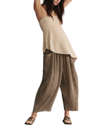 The Free People Womens Krista Two-Piece Set in Natural