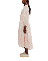 The Free People Womens Pappiet Midi Dress in Femme Combo