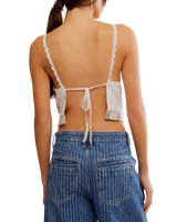 The Free People Womens Garden Party Top in Ivory