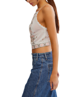 The Free People Womens Garden Party Top in Ivory