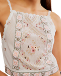 The Free People Womens Garden Party Top in Ivory