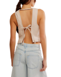 The Free People Womens Blake Top in Sand Dollar