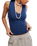 Neria Top in Deep Iris