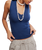 Neria Top in Deep Iris