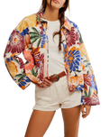 Soleil Beach Jacket in Tropical Combo