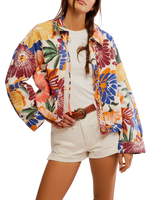 Soleil Beach Jacket in Tropical Combo