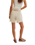 The Free People Womens Moxie Walkshorts in White