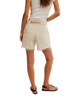 The Free People Womens Moxie Walkshorts in White