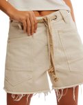 The Free People Womens Moxie Walkshorts in White