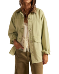 We The Free Lemon Denim Jacket in Washed Sage