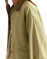 We The Free Lemon Denim Jacket in Washed Sage
