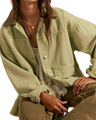 We The Free Lemon Denim Jacket in Washed Sage