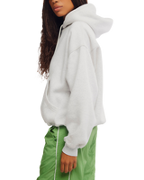 Final Call Hoodie in White Heather Grey