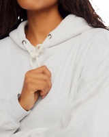 Final Call Hoodie in White Heather Grey