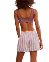 Day To Day Shorts in Burgundy Combo