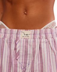 Day To Day Shorts in Burgundy Combo