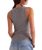 Neria Top in Heather Grey