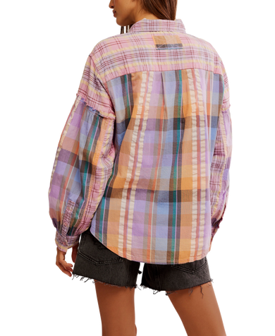 Madras Dreams Shirt in Pink Combo