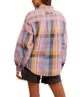 Madras Dreams Shirt in Pink Combo