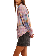 Madras Dreams Shirt in Pink Combo