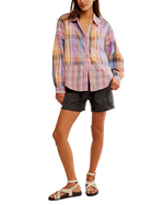 Madras Dreams Shirt in Pink Combo