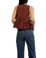 Bali Vine Whispers Top in Umber Earth Combo