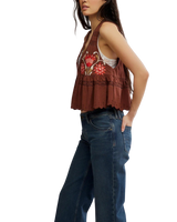 Bali Vine Whispers Top in Umber Earth Combo