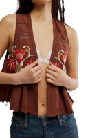 Bali Vine Whispers Top in Umber Earth Combo