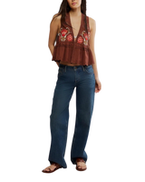 Bali Vine Whispers Top in Umber Earth Combo