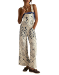 Rising Sun Dungarees in Solar Ecru