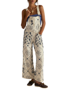 Rising Sun Dungarees in Solar Ecru