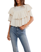 Rose Party Top in Sugar Swizzle