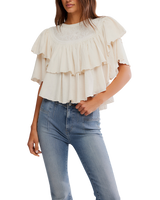 Rose Party Top in Sugar Swizzle