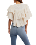 Rose Party Top in Sugar Swizzle