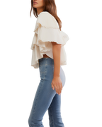 Rose Party Top in Sugar Swizzle