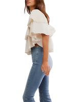 Rose Party Top in Sugar Swizzle