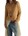 The Free People Womens Opal Jumper in Sweet Potato
