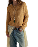 The Free People Womens Opal Jumper in Sweet Potato