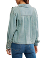 Tattered And Ruffled Top in Vintage Tint Wash