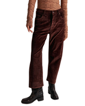 Deep Trance Cord Trousers in Shaved Chocolate