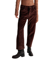 Deep Trance Cord Trousers in Shaved Chocolate